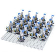 (4) (B) 21PCS Minifigures Golden Knight Building Block Children's  Toys