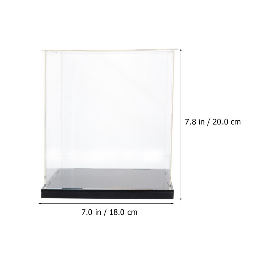 1Modelbewaarbox Transparant Acryl Display Met Spiegelbodem 1
