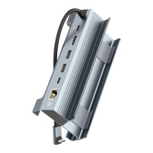 Fast Speed USB C Hubs 6 In 1 Design 4K HDTV RJ45 For And-B