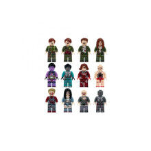 12pcs Zombie building block humanoid profession Minifigure Kid Toy Gift