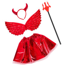 1Set Halloween Cosplay Duivel Hoofdtooi En Speelvork
