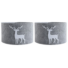 2St Christmas Tree Skirt in Diverse Kleuren, Herbruikbare Boomkleden