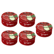 5St Kerst Candy Blikken Voor Chocolade En Kleine Snacks
