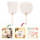 2St Creatieve Chinese Papierwaaier Met Bamboehendel Schilderen 10