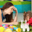 1Set Kids Bowling Set Plastic Balls 8