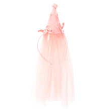 1Girls Birthday Headband Roze Stoffen Hoofdband Feestlijn