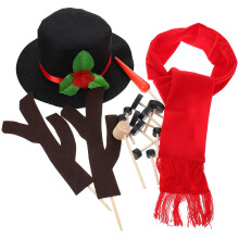 1Set Snowman Set Voor Buiten Met Herbruikbare DIY Versieringen