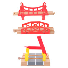 3St Kleurrijke Treinspoor Bruggen Met Speelfunctie Voor Kids