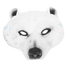 1Exquisiet Polar Beer Dierenmasker PU Voor Carnavalsfeest