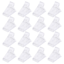 30St Stevige Plastic Clips Wit Voor Muurdecoratie En Foto's
