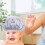 3St Elastische Kinder Shower Hat Peva Waterdicht Assorti Kleuren 3