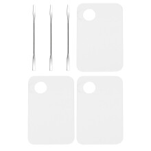 3Sets Acryl Cosmetische Mengpaletten Spatelset Voor Make-Up