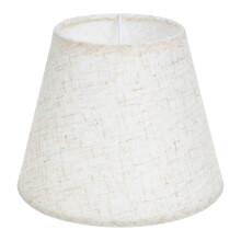 Beige Stoffen Lampenkap Met Metalen Frame Voor Tafellamp