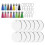 30Sets Dubbelzijdige Sublimatie Sleutelhanger DIY 1