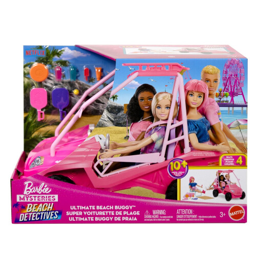 Barbie Beach Buggy con accessori, adatto a 4 bambole 2
