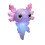 Giocattolo Axolotl fosforescente con perline tattili 4