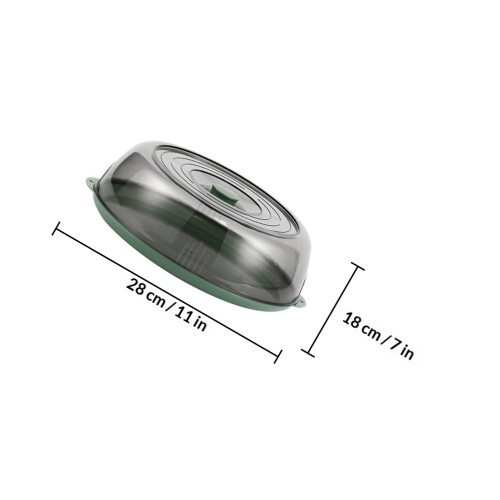 1Set Keukenvoedselkap Groen Vershouddekker 1