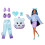 Bambola Barbie con costume da orso viola e sorprese 2