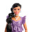 Bambola Barbie con top e pantaloncini viola glitterati 4