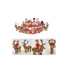 21pcs Christmas Mini Figure Superhero Designs Minifigure Reindeer Minifigure Christmas Halloween Gift