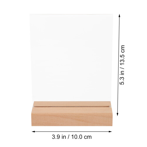 3St Duidelijke Displayhouder Voet Lichtgewicht 1