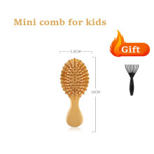 (A) Personalize Custom Wood Air Cushion Comb Premium Wooden Bamboo Hair Brush Birthday Party Wedding hairbrush Mother's Day Gift