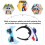 2St Bril En Haarband Set Plastic En Stof 5