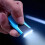 USB LED Multifunctional Strong Light Handheld Keychain-Black 7