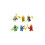 6pcs Ninjago Minifigure Assembled Blocks Toys 11