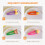 10St Haaraccessoires Kawaii Fruit Clips Assorti Kleur 5