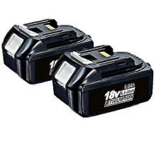 2er-Set Akku kompatibel mit Makita 18 V 6,0 Ah Lxt Li-Ion Bl1850b Bl1830b Bl1860b kabellos