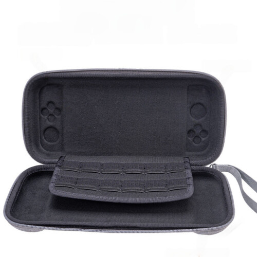 Custodia rigida da viaggio in EVA per console Switch2 compatibile, antiurto e resistente all’acqua con organizer per schede d