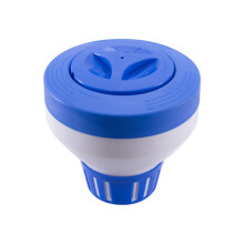 Galleggiante per piscina da 7 pollici, dosatore chimico senza BPA, porta pastiglie per cloro e spa a rilascio lento