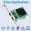 PCIe X1 to 2 Port Gigabit Ethernet Network Card Adapter for Desktop PC Windows 10/11, and Linux 4