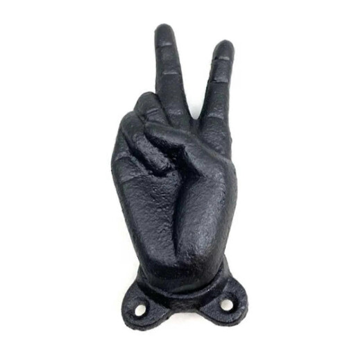 Funny Finger Wall Hook, Thumb Up Shaped Decorative Resin Wall Mounted Hook, Durable Home Decor Hook