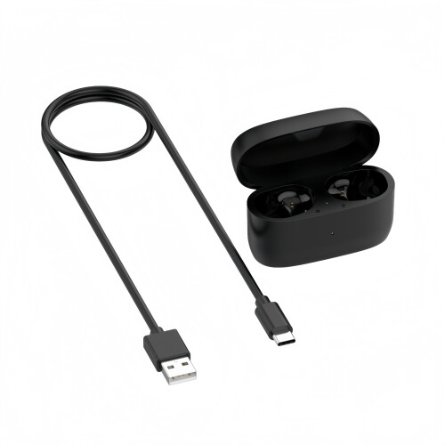Replacement Charging Case Compatible with Elite 85t and Elite Active 85t Wireless Earbuds, Black