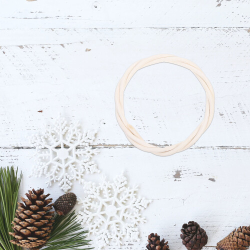 6St Witte DIY Rattan Voor Windgong En Dromenvanger 2