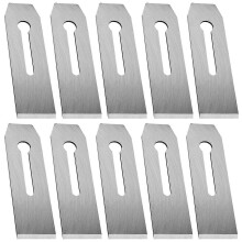10 Pack Bench Hand Plane Blade Replacements for Woodworking Planers Wide Iron Cutter Blades