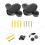 4St Zwarte Glashouder Clips Montage Kit Duurzaam 9