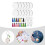 30Sets Dubbelzijdige Sublimatie Sleutelhanger DIY 5