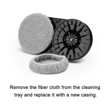 For Puruikai Window Cleaning Robot Window Cleaning Cloth, Washable Mop Cloth Rags Window Glass Cleaning Clothes
