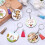 30Sets Dubbelzijdige Sublimatie Sleutelhanger DIY 9