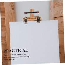 Ergonomic Metal Canvas Clip with Artificial Leather Strap for Oil Painting and Art Supplies