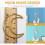 8St DIY Krans Ring Gouden Ijzeren Voor Droomvanger 5