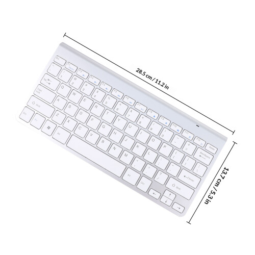 1Set Lichtgewicht Draadloos Keyboard Combo Met Fn- 1