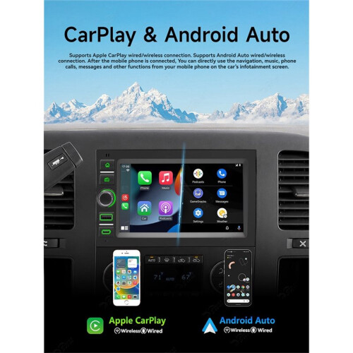 7 Inch Quad-Core Android Car Radio  Central Touch Screen  Unit with GPS Navigation for   06-14 1