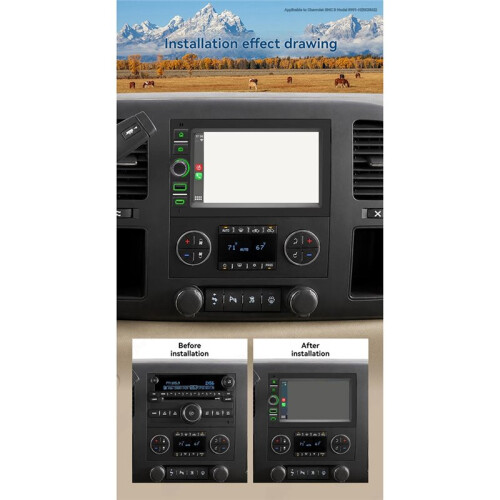 7 Inch Quad-Core Android Car Radio  Central Touch Screen  Unit with GPS Navigation for   06-14 2