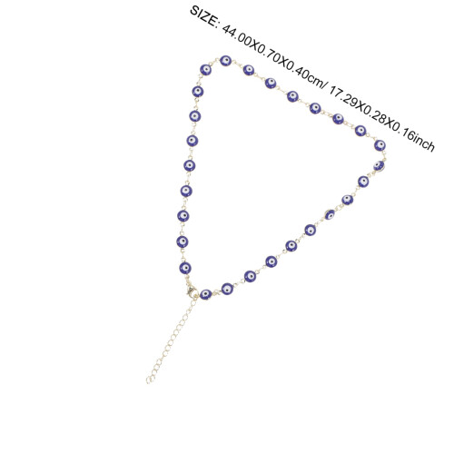 1Set Bikini Body Chain Met Duivels Oog En Blauwe Accent 1