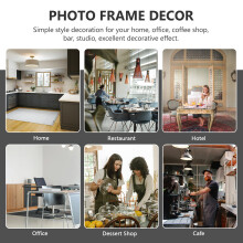 1Witte Massief Fotolijst, Elegant En Voor Woonkamer