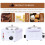 Chocolate Tempering Machine, 0-80 Adjustable,Chocolate Melting Single Pot Cheese Melter for Cream,Chocolate Pie US Plug 5